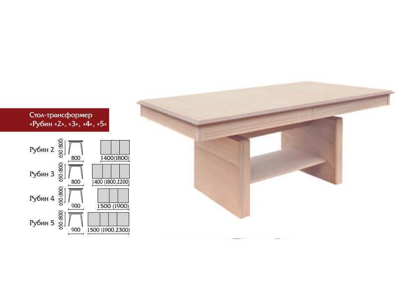 стол рубин 2,3,4,5 в Магнитогорске