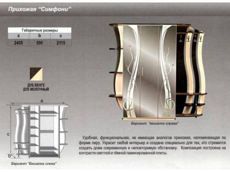 прихожая прямая симфони в Магнитогорске