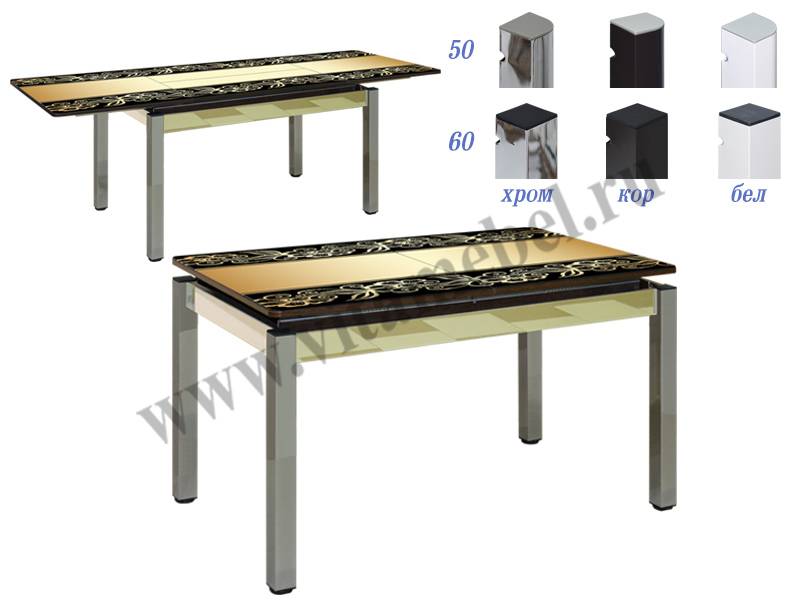 стол 25 раздвижной с фотопечатью в Магнитогорске