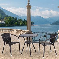 комплект мебели из искуственного ротанга ceri коричневый на 2 персоны в Магнитогорске