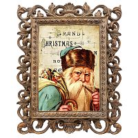 репродукция старинной рождественской гравюры дедушка рождество в Магнитогорске