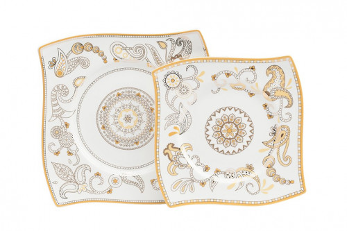 комплект тарелок artblanc gold в Магнитогорске