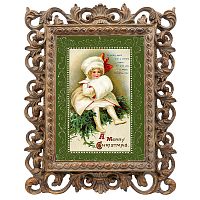 репродукция старинной рождественской гравюры a girl in white в Магнитогорске