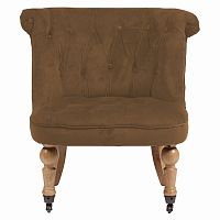 кресло amelie french country chair коричневое в Магнитогорске