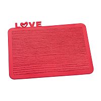 разделочная доска happy board love, красная в Магнитогорске