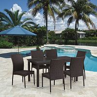 обеденный комплект плетеный на 6 персон timli в Магнитогорске