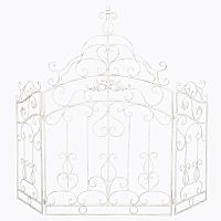 каминный экран «клермон» белый в Магнитогорске