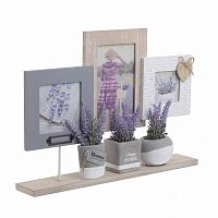 фоторамка настольная, 3 секции серебристого цвета в Магнитогорске