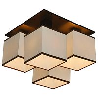 потолочная люстра arte lamp quadro a4402pl-4bk в Магнитогорске