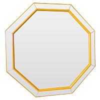 зеркало венецианское восьмиугольное желтое yellow octagon в Магнитогорске