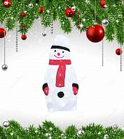 фигурка светодиодная «снеговик-1» 48x23см (09558) uld-m2348-080/sta в Магнитогорске