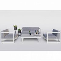 лаунж зона на 4 персоны villino белый/светло-серый в Магнитогорске