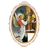 картина на холсте «с новым годом!» в раме «сандрин», версия 3 в Магнитогорске