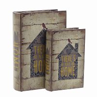 шкатулкикниги, набор из 2 шт. коричневого цвета в Магнитогорске