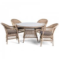 обеденная группа дольче на 4 персоны серая в Магнитогорске