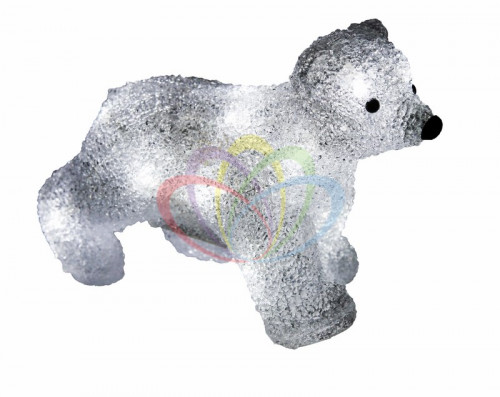 светодиодная фигура медвежонок белый 18см в Магнитогорске