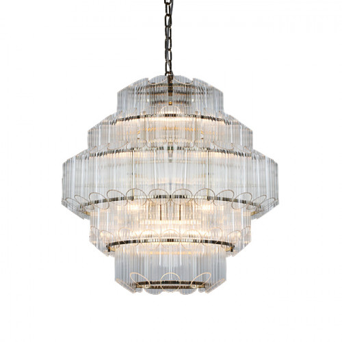 люстра vittoria 10a clear от delight collection прозрачная в Магнитогорске