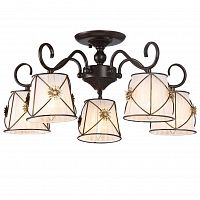 потолочная люстра arte lamp 72 a5495pl-5br в Магнитогорске