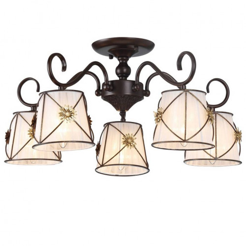 потолочная люстра arte lamp 72 a5495pl-5br в Магнитогорске