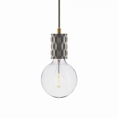 подвесной светильник beton glitter gray brass в Магнитогорске