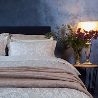 комплект постельного белья decoflux сатин 1.5 спальный victoria ivory в Магнитогорске