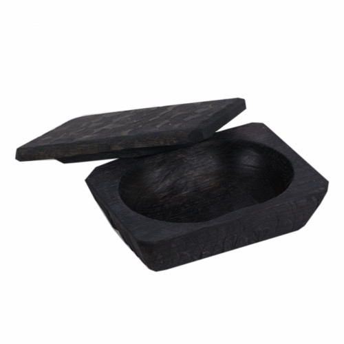 деревянное блюдо с крышкой черное в Магнитогорске