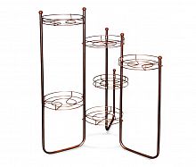 подставка для цветов kaskad 3 медь коричневая в Магнитогорске