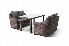 обеденная группа кон панна дабл на 4 персоны серая в Магнитогорске