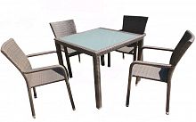 обеденная группа бари на 4 персоны ,бежевый в Магнитогорске