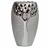 ваза керамическая серебрянная 14х9,5х24 в Магнитогорске