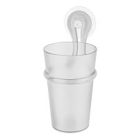 стакан для зубных щеток на присоске loop, прозрачный в Магнитогорске