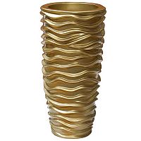 кашпо золотое wavy 32*65 см в Магнитогорске