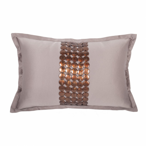 декоративная подушка handwork exclusive прямоугольная бежевая в Магнитогорске