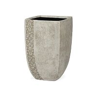 тулуза, уличная ваза 43*39*64, айвори, с декоративным элементом в Магнитогорске