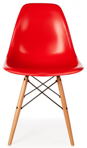 стул классический dsw красный (eames style) в Магнитогорске