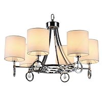 люстра km0843p-6 от delight collection белая/ хром в Магнитогорске