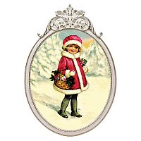 картина на холсте «с новым годом!» в раме «офелия», версия 3 в Магнитогорске