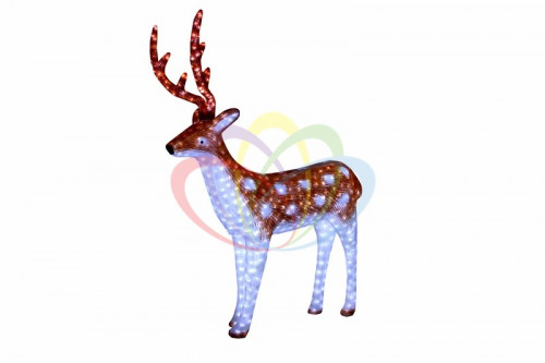 светодиодная фигураолень папа коричневый 145см в Магнитогорске