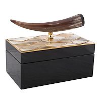 шкатулка 24х18х14 см черная в Магнитогорске