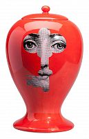 декоративная ваза с крышкой пьеро форназетти serratura red maxi в Магнитогорске