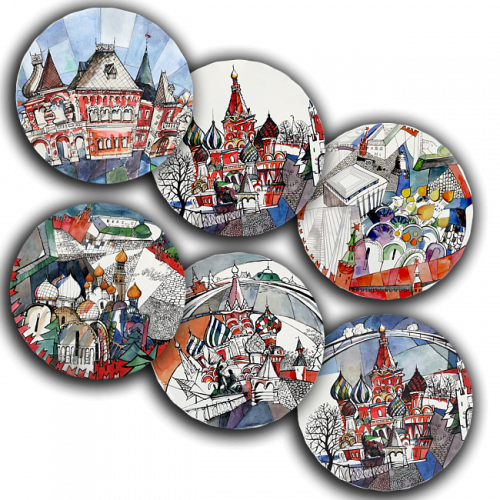 сет тарелки московия dream (6 шт.) в Магнитогорске