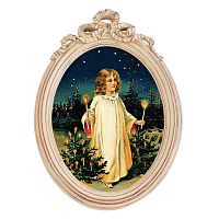 картина на холсте «с новым годом!» в раме «бернадетт», версия 6 в Магнитогорске