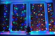 светодиодная гирлянда 50см разноцветная (ul-00002388) uniel udl-s0500-100/dga multi ip20 mini в Магнитогорске