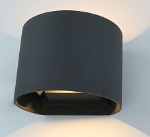 уличный настенный светодиодный светильник arte lamp rullo a1415al-1gy в Магнитогорске