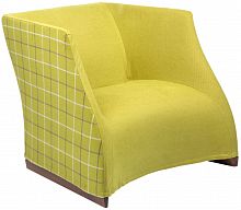 кресло vivienne armchair yellow checkerboard в Магнитогорске