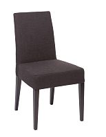 стул aylso dining chair кожа тёмно-коричневая в Магнитогорске