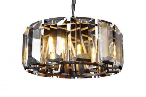 люстра harlow round черное основание, прозрачное стекло в Магнитогорске