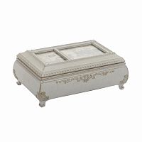 шкатулка для украшений музыкальная молочного цвета в Магнитогорске