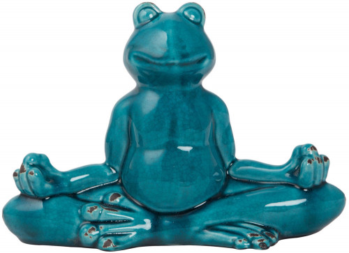 декор frog blue meditation в Магнитогорске