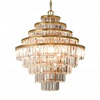 люстра alaine 80 латунь, прозрачное стекло латунь, прозрачная в Магнитогорске